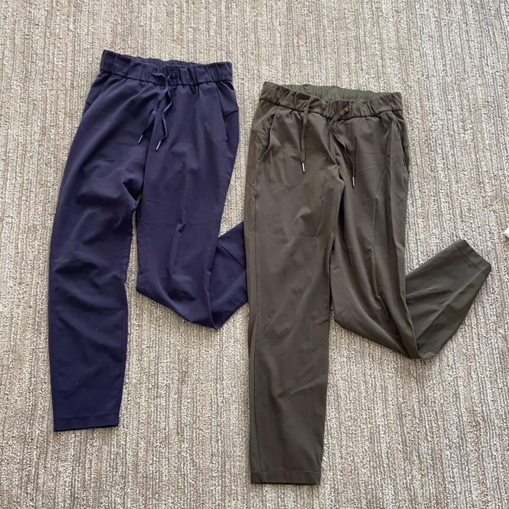 Two Lululemon On The Move Pants